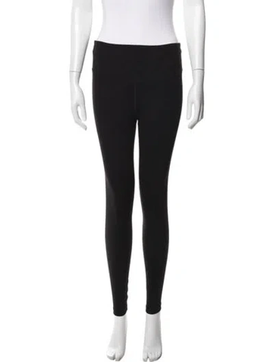 Pre-owned Anine Bing Skinny Leg Pants In Black