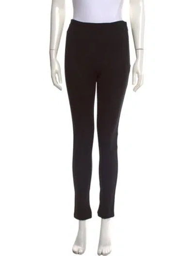 Pre-owned Anine Bing Skinny Leg Pants In Black