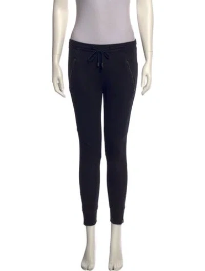 Pre-owned Anine Bing Skinny Leg Pants In Blue