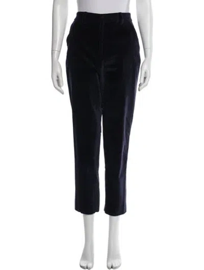 Pre-owned Anine Bing Skinny Leg Pants In Blue