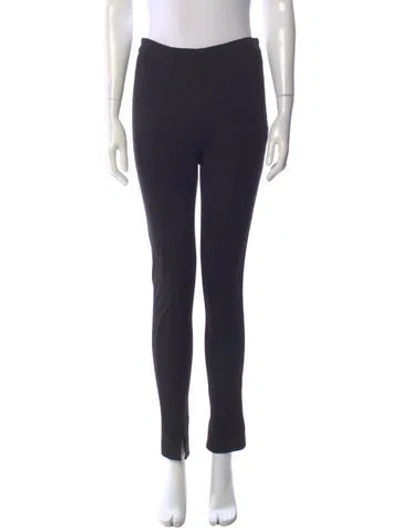 Pre-owned Anine Bing Skinny Leg Pants In Blue