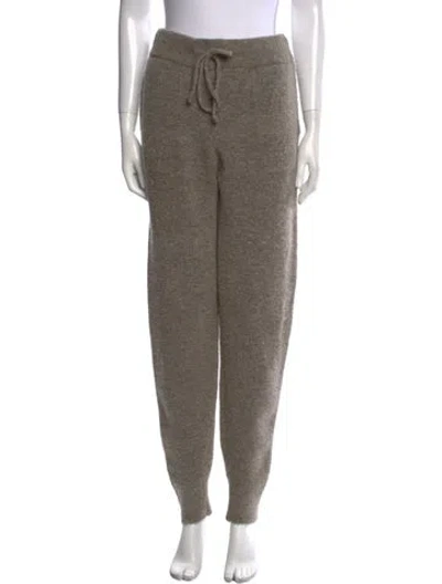 Pre-owned Anine Bing Skinny Leg Pants In Gray