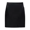 Anine Bing Alanis Wrap Mini Skirt In Black