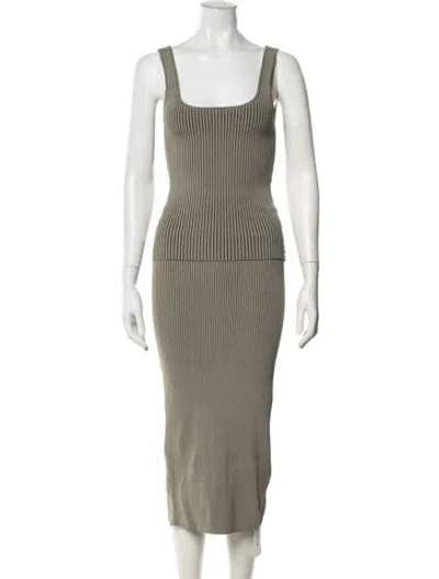 Pre-owned Anine Bing Skirt Set In Green
