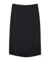 Anine Bing Skirt With Side Slit In Black