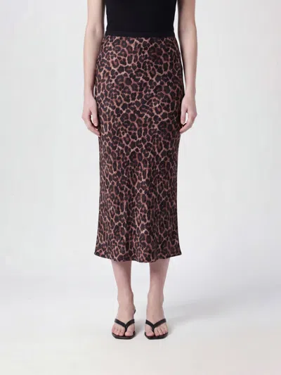 Anine Bing Skirt Woman In Animal Print