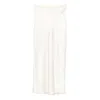 Anine Bing Silk High-rise Skirt In White