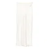 Anine Bing Silk High-rise Skirt In White
