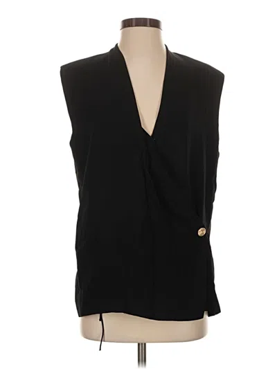 Pre-owned Anine Bing Sleeveless Blouse In Black