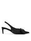 Anine Bing Nina Heels With Bow Heels Black In Black