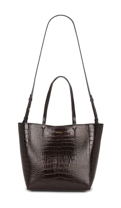 Anine Bing Small Elly Tote In Brown
