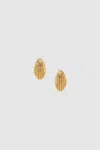 Anine Bing Brass Earrings In Gold