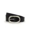 Anine Bing Small Signature Link Belt In Black