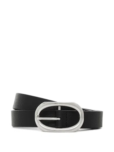 Anine Bing Small Signature Link Belt In Black