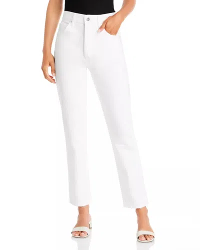 Anine Bing Sonya Slim-straight Jeans In Off White