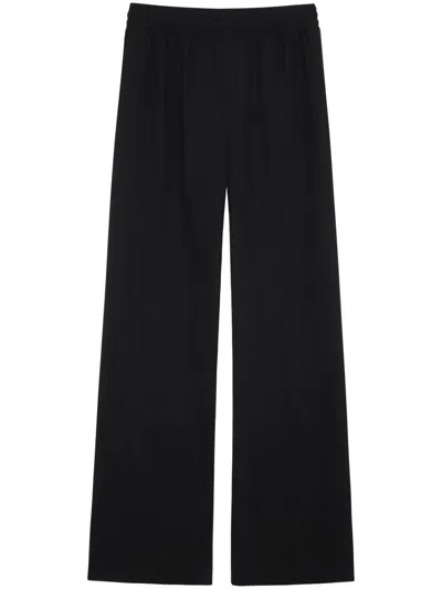 Anine Bing Soto High-waisted Trousers In Black