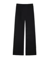 Anine Bing Weite Aden High-waist-hose In Black