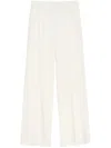 Anine Bing Soto Elasticated-waist Trousers In Ivory