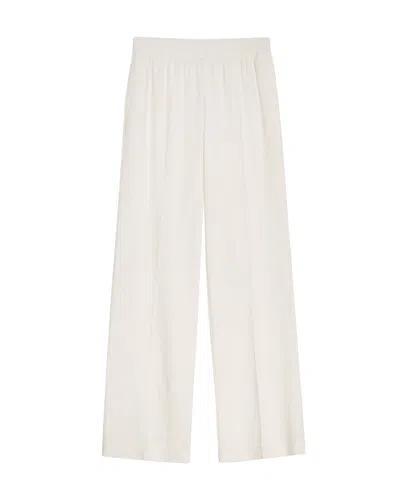 Anine Bing Soto Elasticated-waist Trousers In White