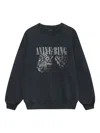Anine Bing Spencer Leopard-print Sweatshirt In Gray