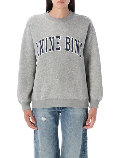 Anine Bing Spencer Sweatshirt In Gray