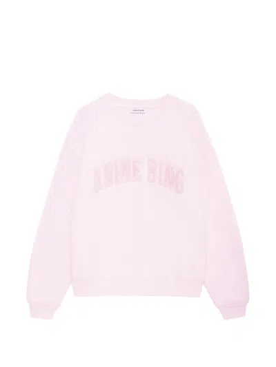 Anine Bing Spencer Sweatshirt In Pink
