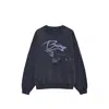 Anine Bing Vintage-inspired Graphic Eagle Sweatshirt In Multi