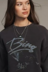 Anine Bing Vintage-inspired Graphic Eagle Sweatshirt In Black