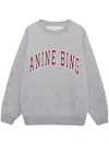 Anine Bing Spencer Crewneck Sweatshirt In Grey