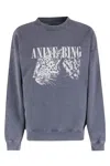 Anine Bing Spencer Sweatshirt Leopard In Blue