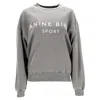 Anine Bing Sport Evan Sweatshirt In Grey Organic Cotton