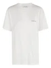 Anine Bing Spray-paint Logo T-shirt In White