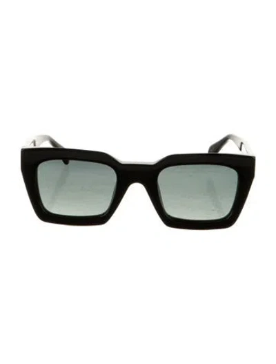 Pre-owned Anine Bing Square Gradient Sunglasses In Black