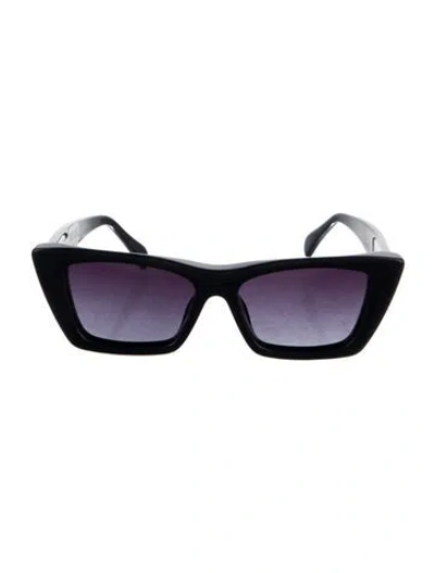 Pre-owned Anine Bing Square Gradient Sunglasses In Blue