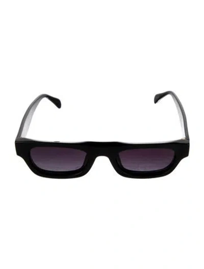 Pre-owned Anine Bing Square Tinted Sunglasses In Black