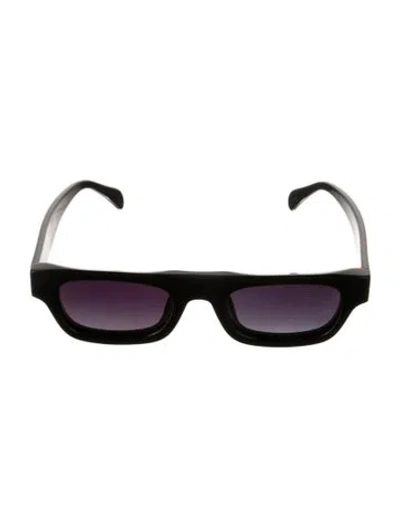 Pre-owned Anine Bing Square Tinted Sunglasses In Black