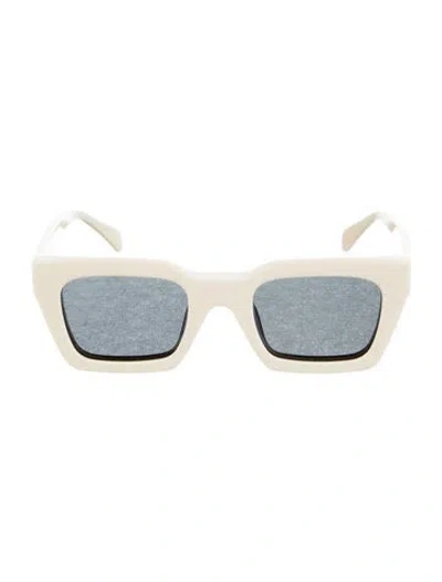 Pre-owned Anine Bing Square Tinted Sunglasses In Neutral