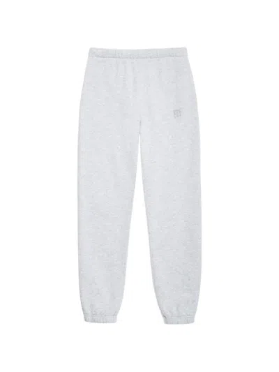 Anine Bing Stephen Logo-detail Track Pants In White