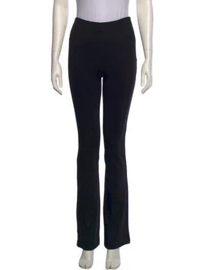 Pre-owned Anine Bing Straight Leg Pants In Black
