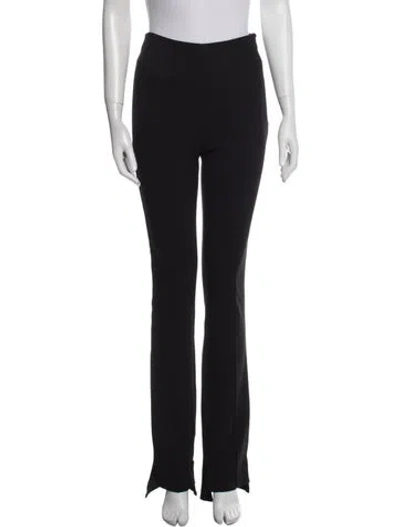 Pre-owned Anine Bing Straight Leg Pants In Black