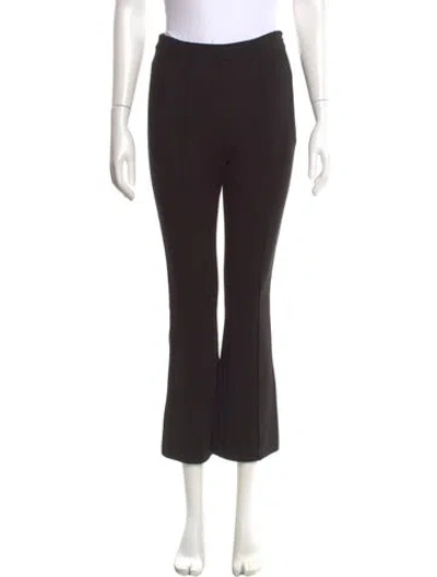 Pre-owned Anine Bing Straight Leg Pants In Black