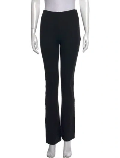 Pre-owned Anine Bing Straight Leg Pants In Black