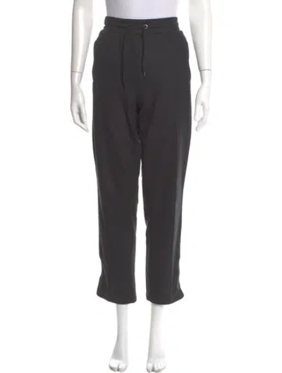Pre-owned Anine Bing Straight Leg Pants In Gray