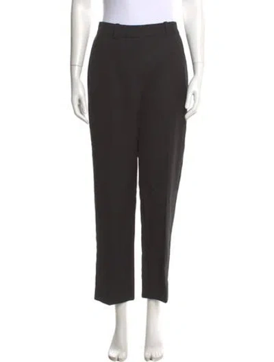 Pre-owned Anine Bing Straight Leg Pants In Gray