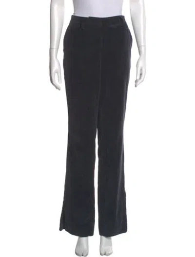 Pre-owned Anine Bing Straight Leg Pants In Gray