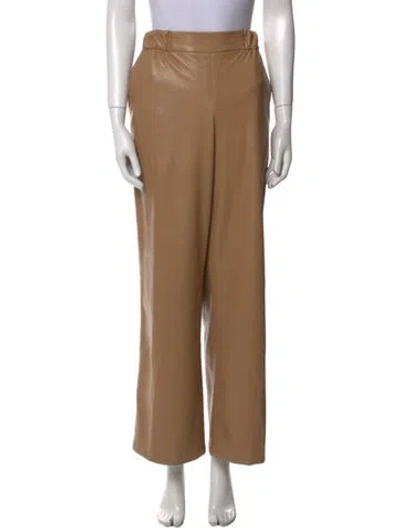 Pre-owned Anine Bing Straight Leg Pants In Neutral