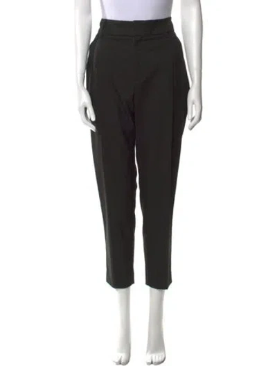 Pre-owned Anine Bing Straight Leg Pants W/ Tags In Black