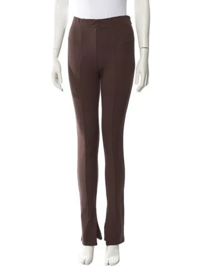 Pre-owned Anine Bing Straight Leg Pants W/ Tags In Brown