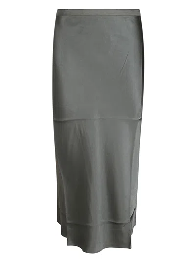Anine Bing Straight Skirt In Gray
