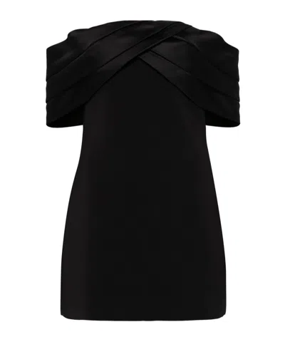 Anine Bing Dress Fleur Short In Black